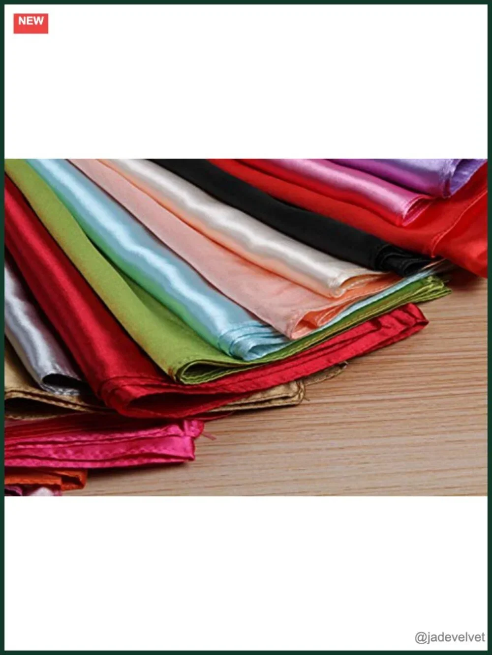 6 Pack Satin Chiffon Square Scarves for Women Fashion Accessory